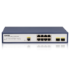 8-Port Gigabit Managed Layer 2 Ethernet Switch with 2 SFP Slots
