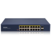 16-Port Gigabit PoE+ Switch with 2 SFP Slots (11 Inch)